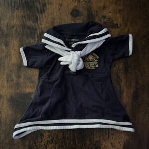 Venezia Navy and White Nautical Dress